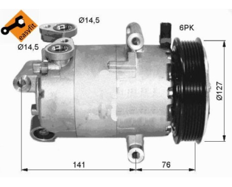 Compressor, air conditioning EASY FIT, Image 6