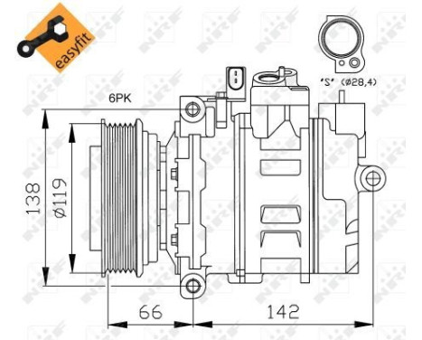 Compressor, air conditioning EASY FIT, Image 3
