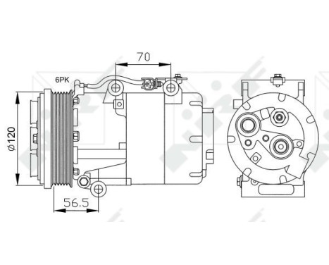 Compressor, air conditioning EASY FIT, Image 4