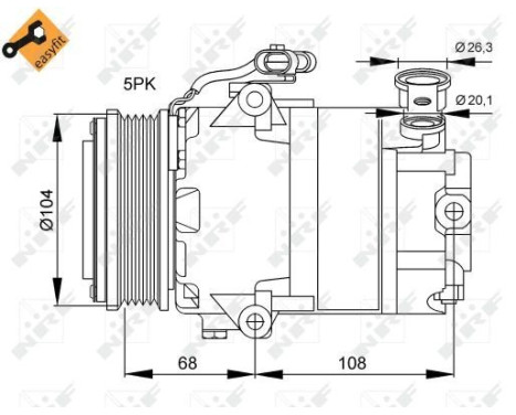 Compressor, air conditioning EASY FIT, Image 4