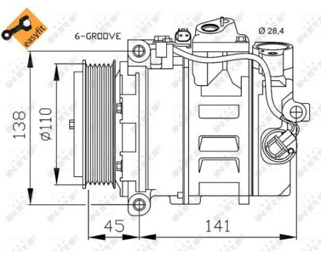 Compressor, air conditioning EASY FIT, Image 5