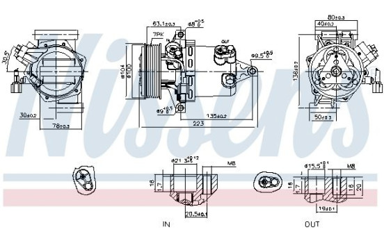 Compressor, air conditioning **FIRST FIT**