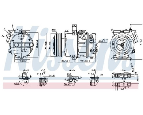 Compressor, air conditioning **FIRST FIT**