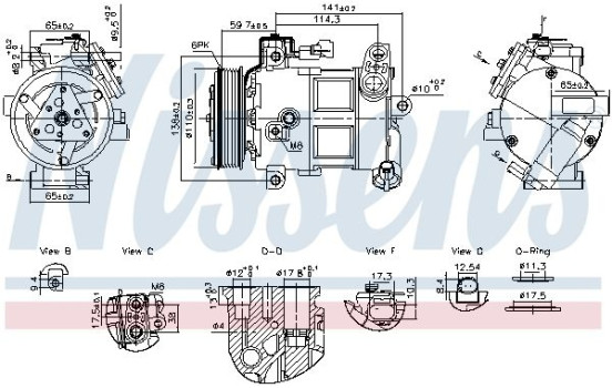Compressor, air conditioning **FIRST FIT**