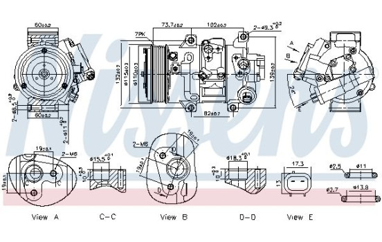 Compressor, air conditioning **FIRST FIT**