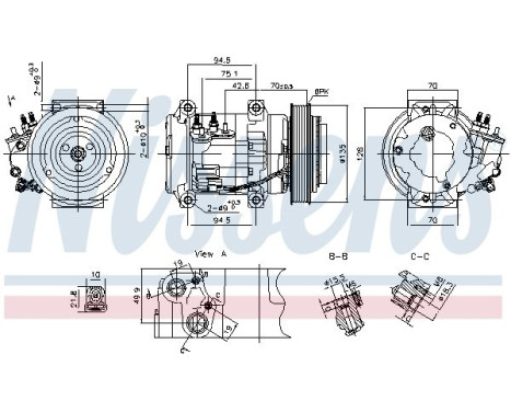 Compressor, air conditioning **FIRST FIT**