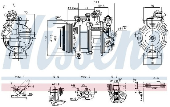 Compressor, air conditioning **FIRST FIT**