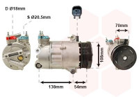 Compressor, air conditioning *** IR PLUS ***