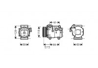Compressor, air conditioning *** IR PLUS ***
