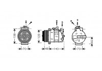 Compressor, air conditioning *** IR PLUS ***