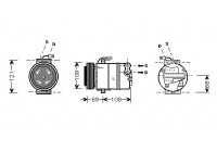 Compressor, air conditioning *** IR PLUS ***