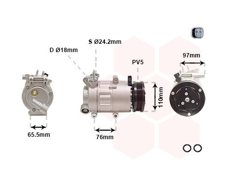 Compressor, air conditioning *** IR PLUS ***