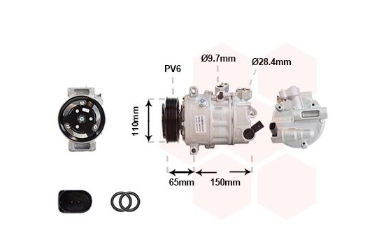 Compressor, air conditioning *** IR PLUS ***, Image 2