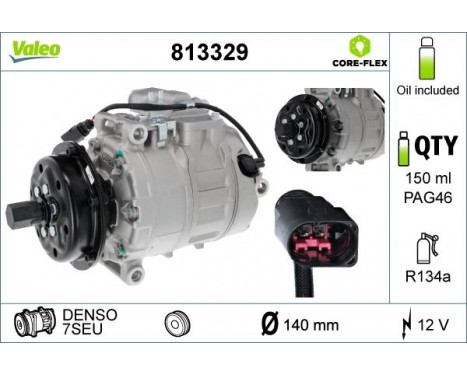 Compressor, air conditioning NEW PART, Image 4