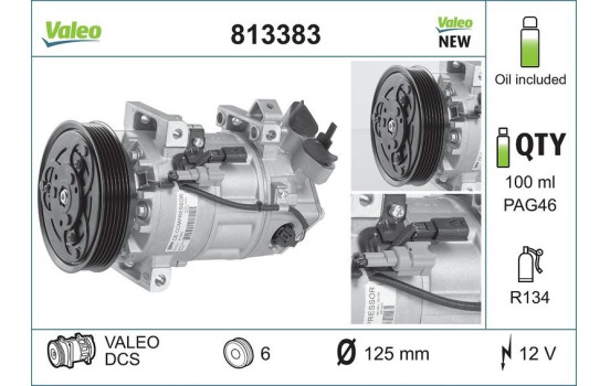 Compressor, air conditioning NEW PART, Image 5