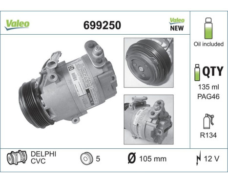 Compressor, air conditioning NEW PART