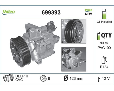 Compressor, air conditioning NEW PART