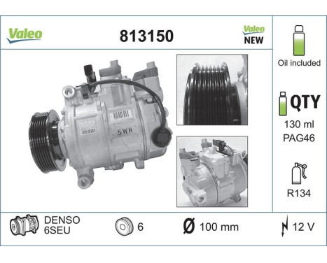 Compressor, air conditioning NEW PART, Image 6