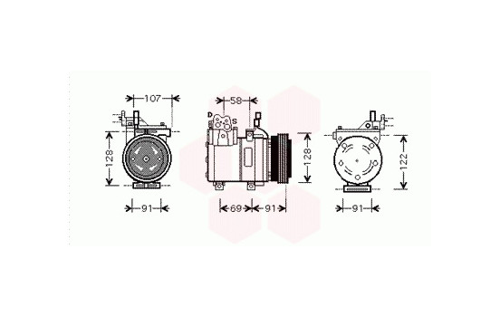 Compressor, air conditioning, Image 2