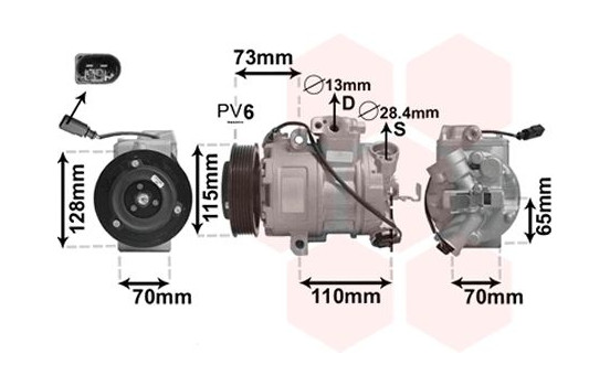 Compressor, air conditioning