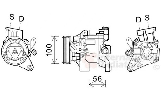 Compressor, air conditioning