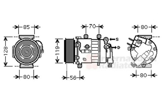 Compressor, air conditioning, Image 2