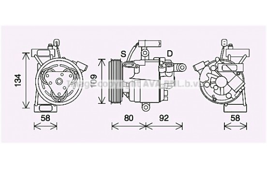Compressor, air conditioning