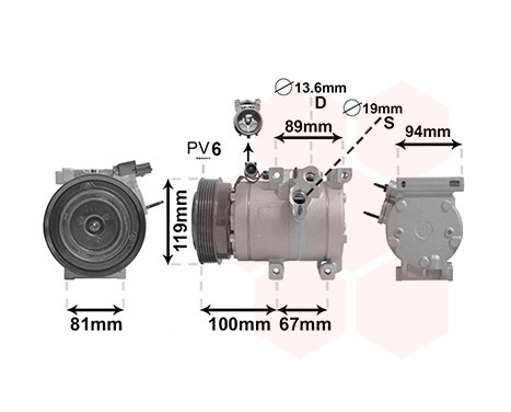 Compressor, air conditioning