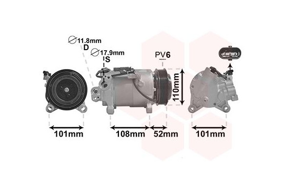 Compressor, air conditioning