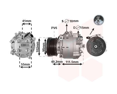 Compressor, air conditioning
