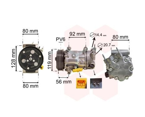 Compressor, air conditioning