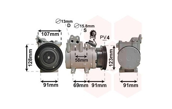 Compressor, air conditioning