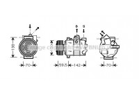 Compressor, air conditioning