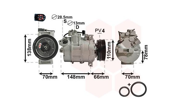 Compressor, air conditioning, Image 2
