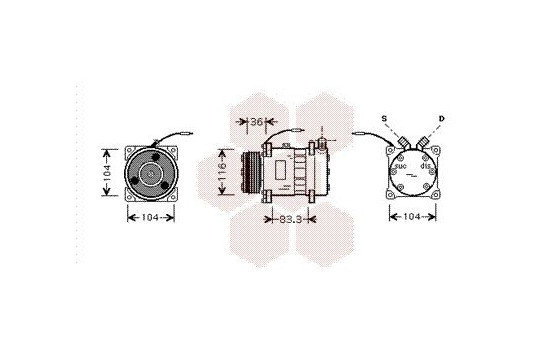 Compressor, air conditioning, Image 2