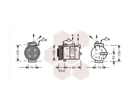 Compressor, air conditioning, Image 2