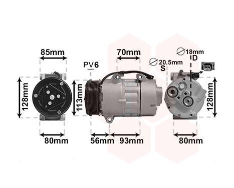 Compressor, air conditioning, Image 2