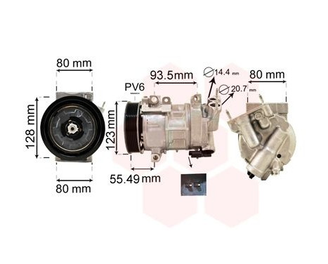 Compressor, air conditioning