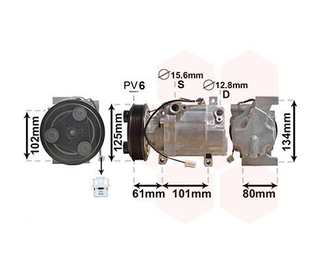 Compressor, air conditioning
