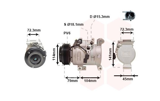 Compressor, air conditioning