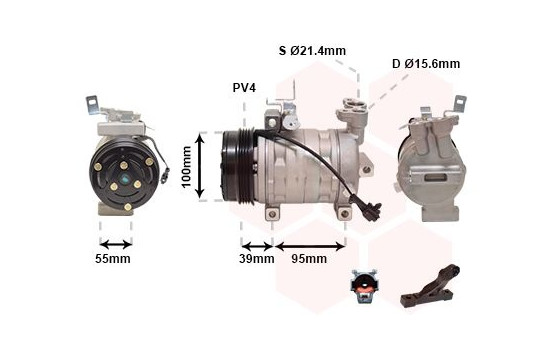 Compressor, air conditioning