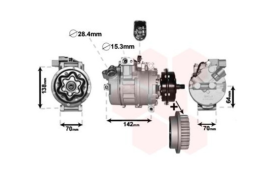 Compressor, air conditioning