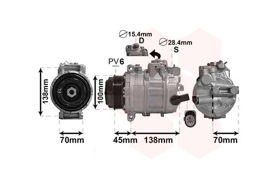 Compressor, air conditioning