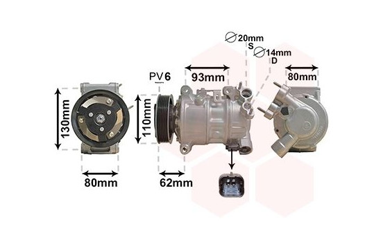 Compressor, air conditioning