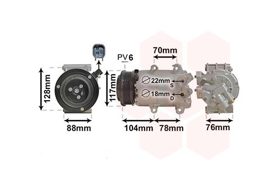 Compressor, air conditioning