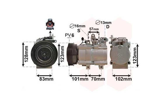 Compressor, air conditioning