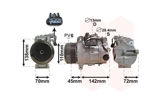 Compressor, air conditioning