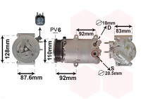 Compressor, air conditioning