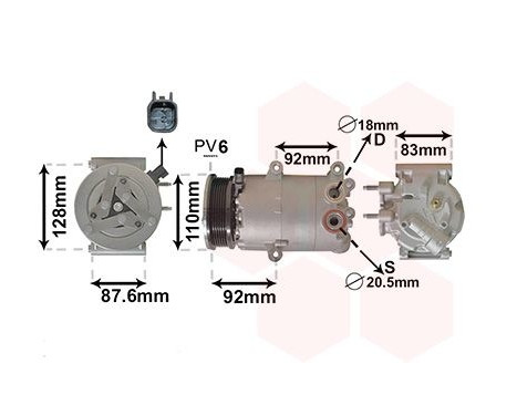 Compressor, air conditioning