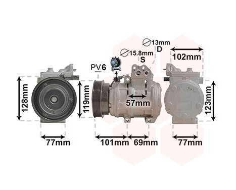 Compressor, air conditioning